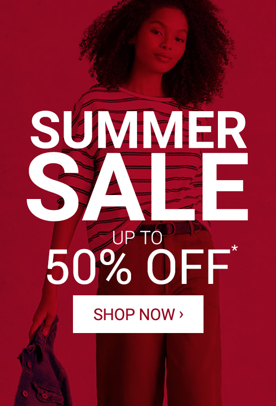 Summer Sale: Up To 50% Off*